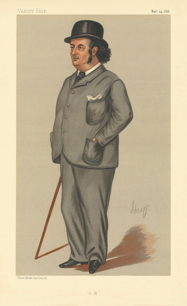 VANITY FAIR SPY CARTOON Oscar Browning 'OB' Cambridge educationalist. Hay 1888
